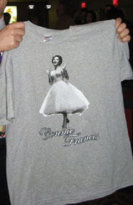 the new Connie Francis shirt for sale