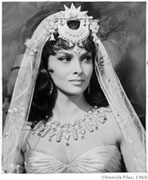 Gina as the Queen of Sheba