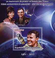 Yuri Gagarin Stamp